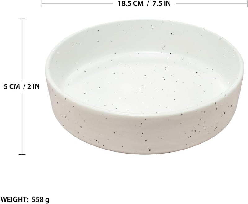 KITCHEN MASTER MINTO 7-Inch Stoneware Serving Bowl - Durable, Stylish, and Microwave-Safe - Image 4
